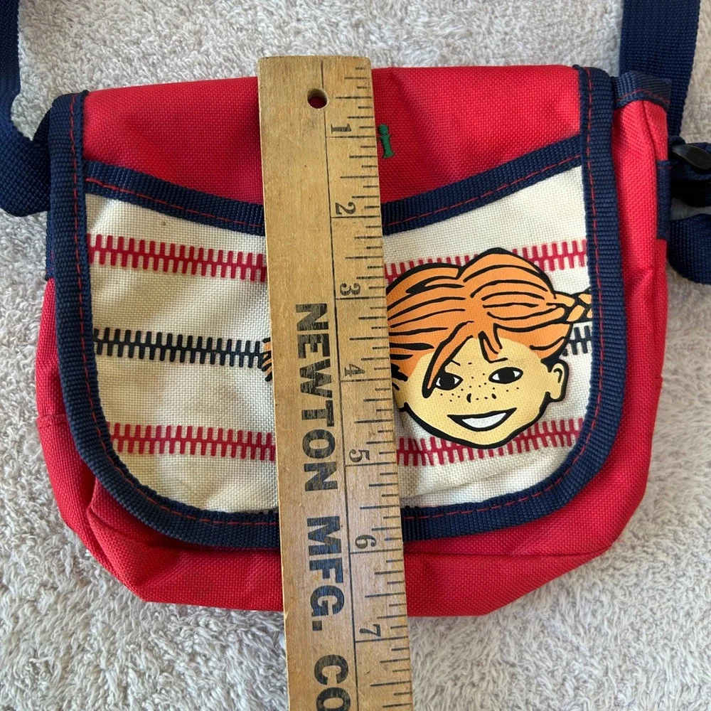 Pippi Longstocking Canvas Crossbody Messenger Bag Astrid Lindgren Vintage